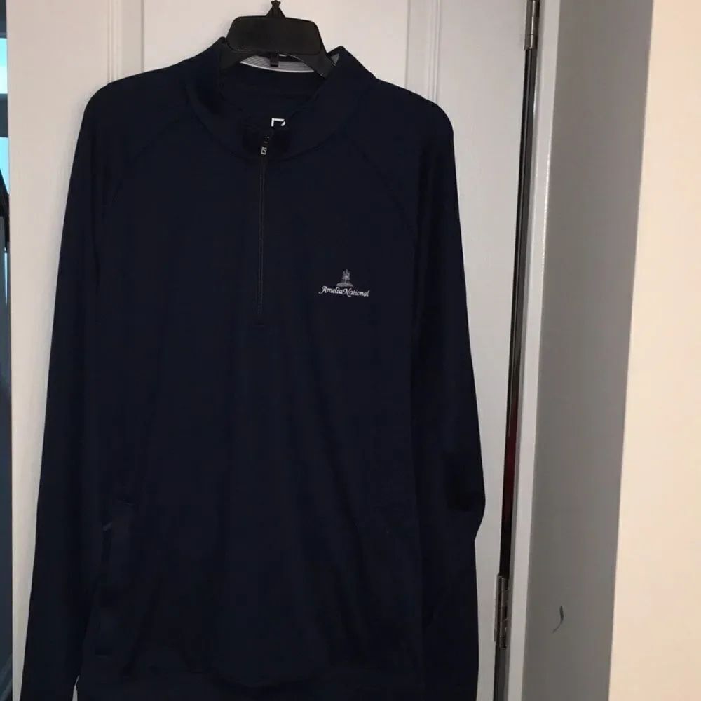 Amelia Forest LS Golf Jacket Sweatshirt w/pockets